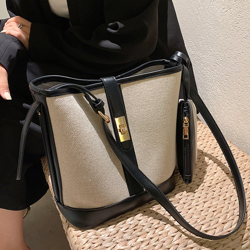 Women's Large Capacity Fashionable Summer Canvas Crossbody Bags