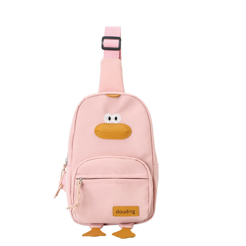 Sacs banane pour enfants de style coréen avec dessin animé mignon canard garçon