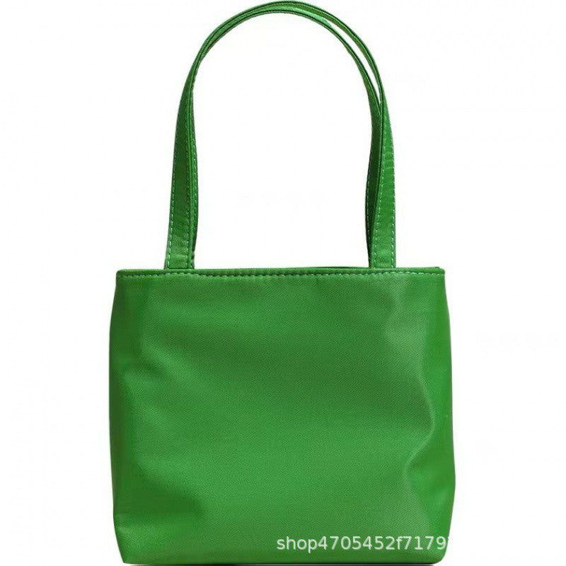 Women's Nylon Mini Canvas Vegetable Basket Handbags