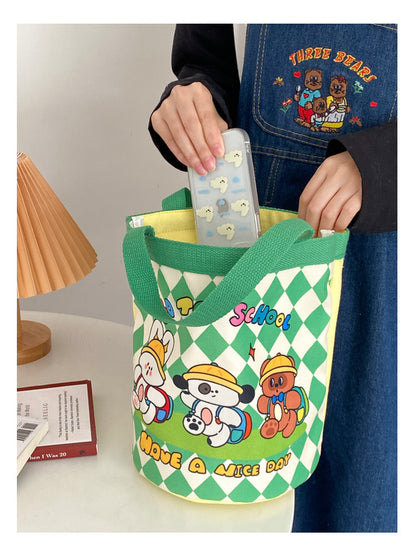 Box Bucket Cute Artist Cooperation Cartoon Handbags