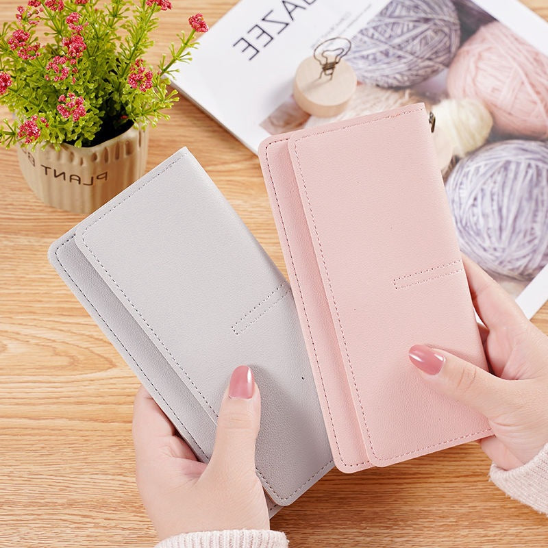 Women's Simple Thin Large Capacity Fashion Hand Ladies Wallets