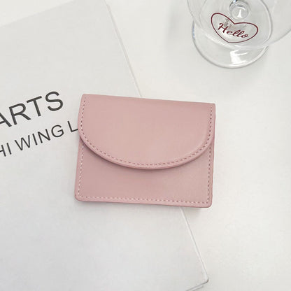 Dopamine Color Matching Korean Solid Simple Ladies Wallets