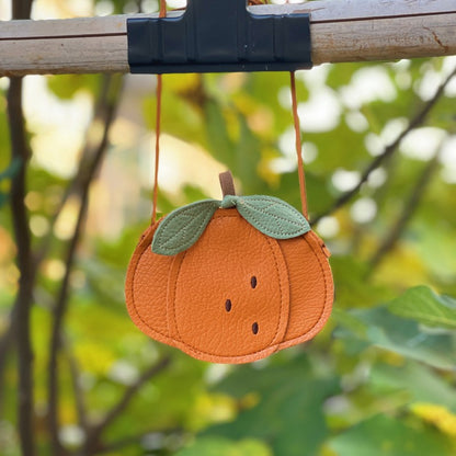 Porte-monnaie pour enfants en cuir souple à motif litchi