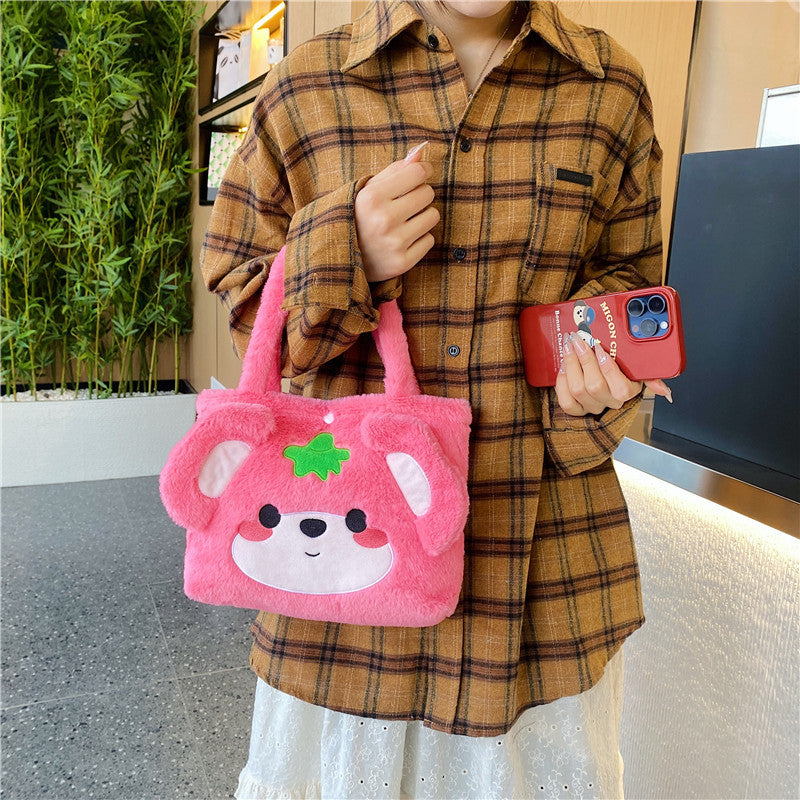 Children's Attractive Charming Doll Tuition Plush Children's Shoulder Bags