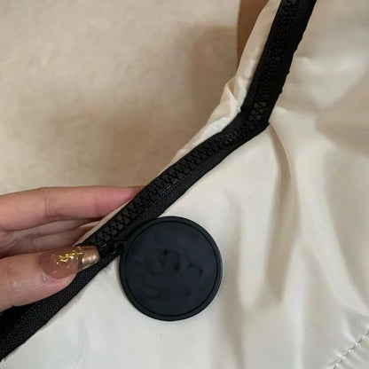 Sacs à main en coton duvet de style classique pour femmes