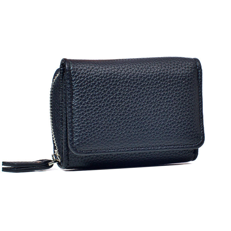 Women's Authentic Leather Tactile Feel Mini Large Ladies Wallets