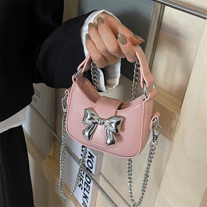 Women's Style Popular Bow Mini Hand Holding Children's Shoulder Bags