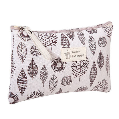 Canvas Makeup Large Capacity Convenient Simple Cosmetic Bags