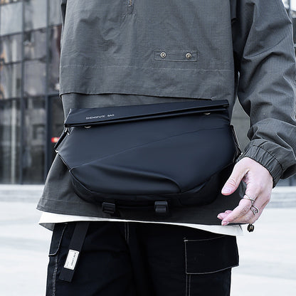 Sacs messagers pour hommes à la mode avec sangle patchwork et mode sport