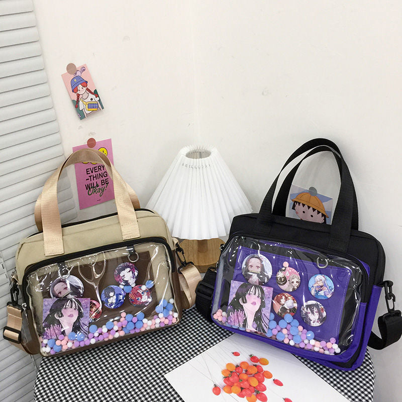 Dimension Cartoon Doll Large Capacity Female Crossbody Bags