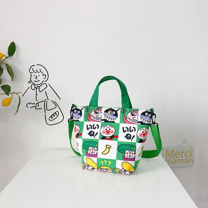 Classy Summer Canvas Reticule Cartoon Cute Children's Shoulder Bags