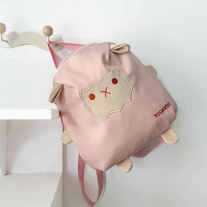 Attractive Stylish Cute Lamb Lightweight Canvas Children's Backpacks