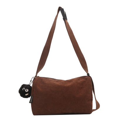 Women's Corduroy Large Capacity Versatile High Sense Bags