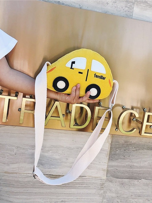 Mini sacs tendance pour enfants de style coréen avec motif de voiture de dessin animé