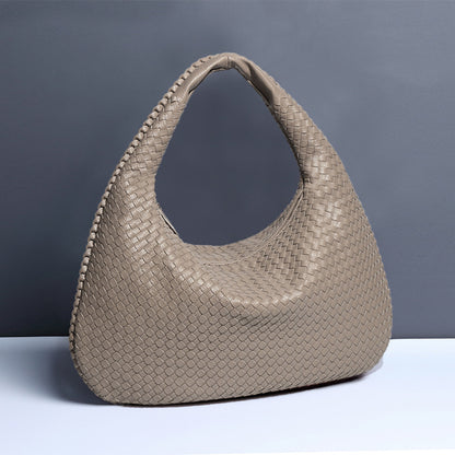 Women's Crescent Hand-woven Portable Dumpling Fashion Underarm Shoulder Bags