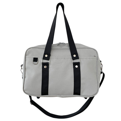 Basic Style Female Canvas Commuter Large Crossbody Bags