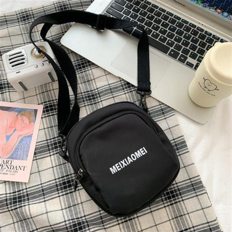 Small Female Korean Fashion Cute Canvas Crossbody Bags