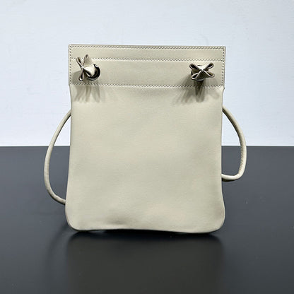 Beautiful Calf Leather Groom Envelope Cloud Crossbody Bags