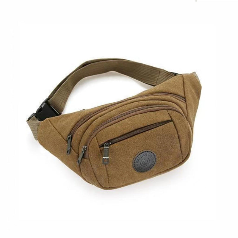 Women's & Men's & Running Canvas Cashier Construction Site Men's Waist Packs