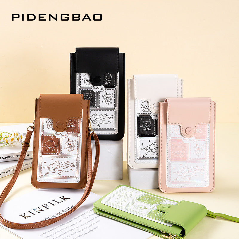 Women's Touch Screen Mobile Cute Thin Mini Phone Bags