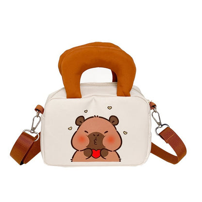 Funny Female Cute Big Ear Dog Crossbody Bags