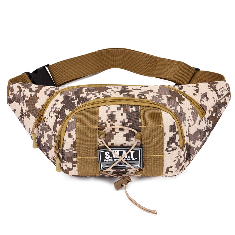 Camouflage Field Fashion Trendy Running Cycling Men's Waist Packs