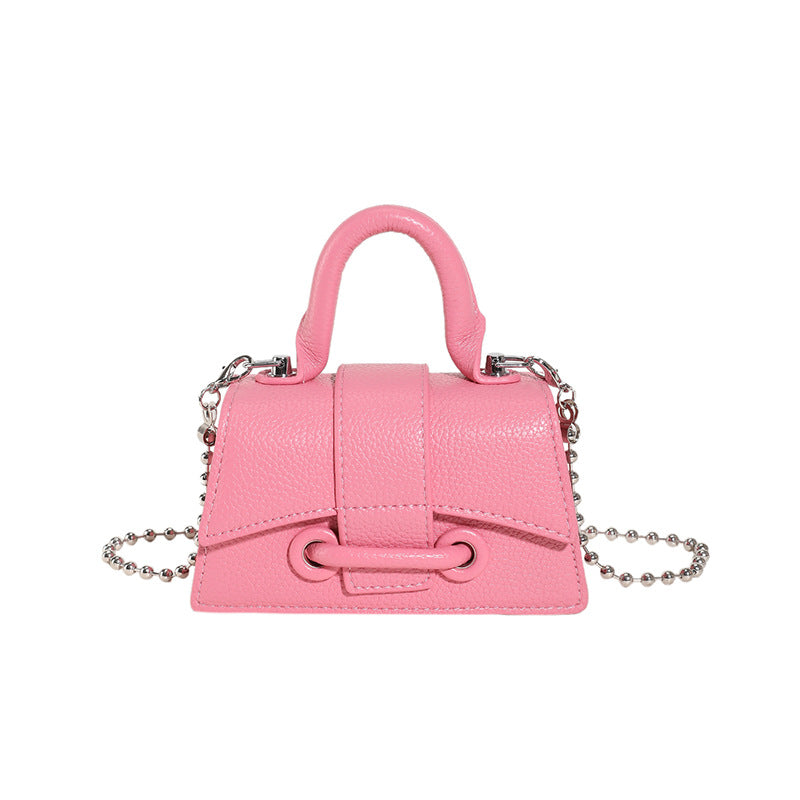 Candy Color Texture Niche Design Mini Handbags