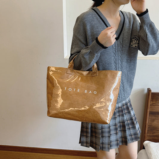 Large Capacity Gel Fashion Trendy Transparent Spring Bags