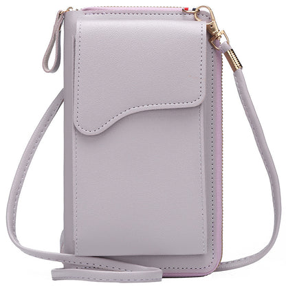 Sacs pour téléphone portable longs de grande capacité de style coréen pour femmes