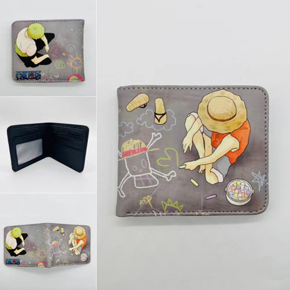 Men's Innovative One Piece Short Leather Ladies Wallets