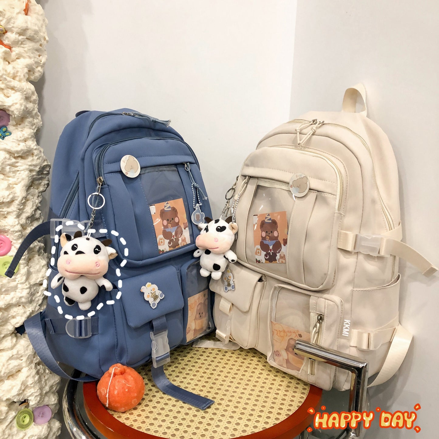 Female Fresh Sweet Simple Junior High Elementary School Students' Schoolbags