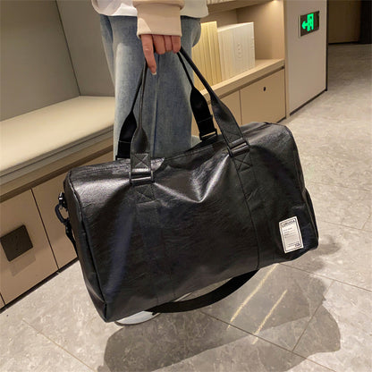 Women's & Men's & Fashion Out Dry Wet Separation Leather Bags