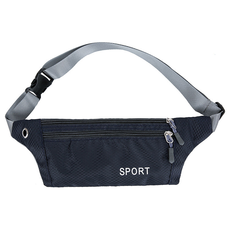 Women's & Men's & Portable Fashion Solid Color Large Men's Waist Packs