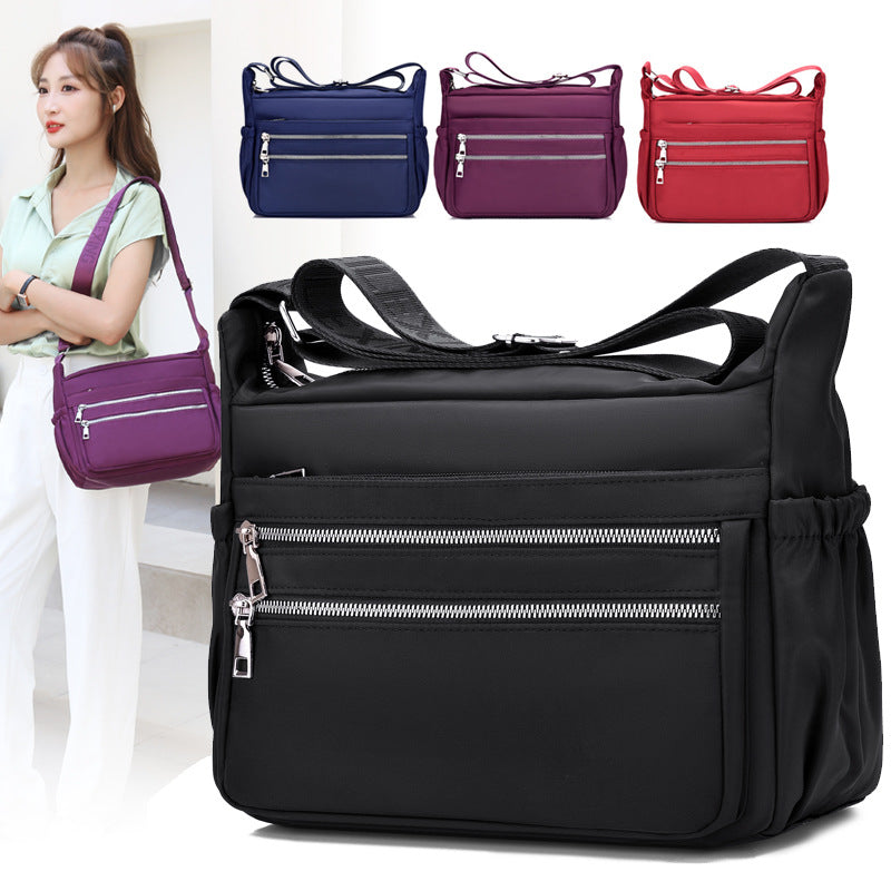 Women's Capacity Fashion Nylon Cloth Mummy Lightweight Shoulder Bags