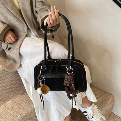 Trendy Texture Underarm Autumn Fashionable Stylish Shoulder Bags