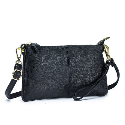 Women's Leather Female Genuine Clutch Soft Versatile Bags