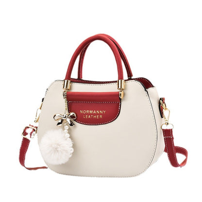 Women's Stylish Trendy Spring Contrast Color Single Handbags