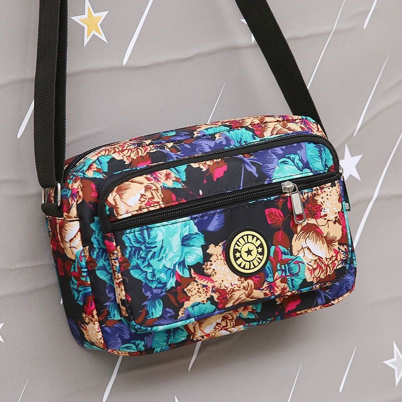 Flower Cloth Mummy Waterproof Oxford Hair Crossbody Bags