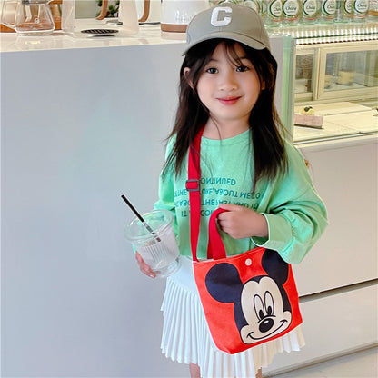 Children's Canvas Cartoon Cute Fashion Boys Children's Shoulder Bags