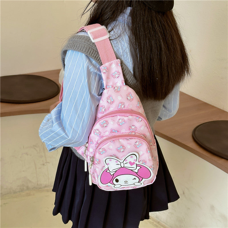 Children's Trendy Fashion Boys Cartoon Cute Princess Children's Waist Packs