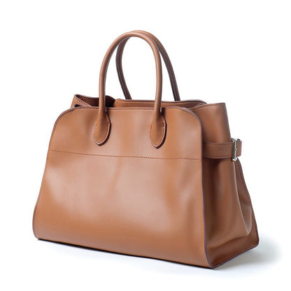 Women's Large Capacity Totes Genuine Leather Commute Handbags