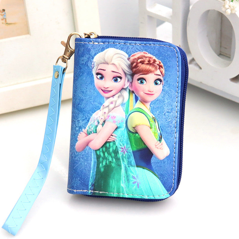 Small Fresh Trend Cartoon Princess Short Children's Coin Purse