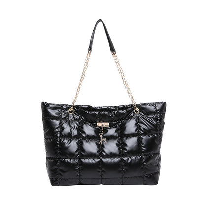 Women's Fashion Pleated Chain Versatile Niche Design Shoulder Bags