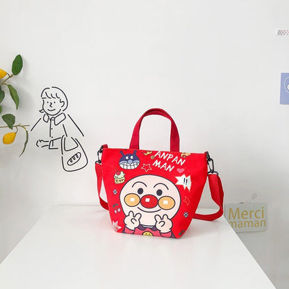 Classy Summer Canvas Reticule Cartoon Cute Children's Shoulder Bags