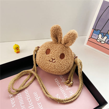 Children's Small Fashion Princess Accessory Cute Plush Children's Shoulder Bags