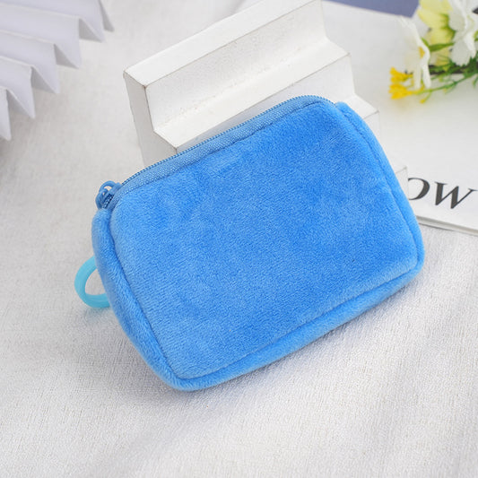 Solid Color Plush Storage Candy Small Children's Coin Purse