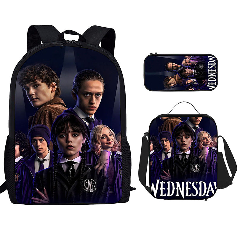 Adams Wednesday Three-piece Nylon High Quality Elementary School Students' Schoolbags