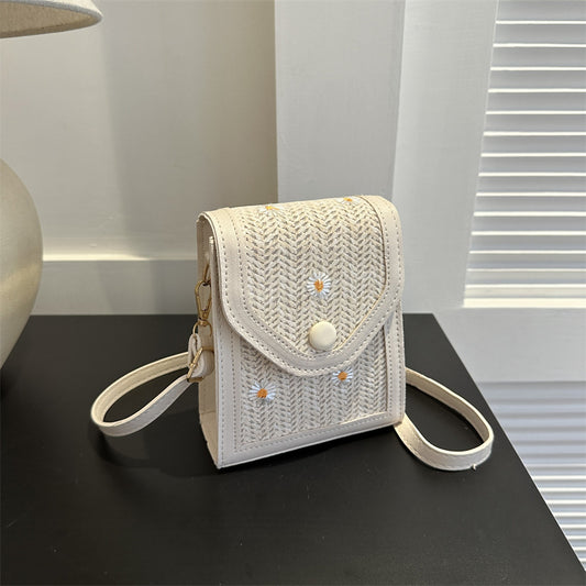 Small Straw Mobile Female Summer Fashion Bags