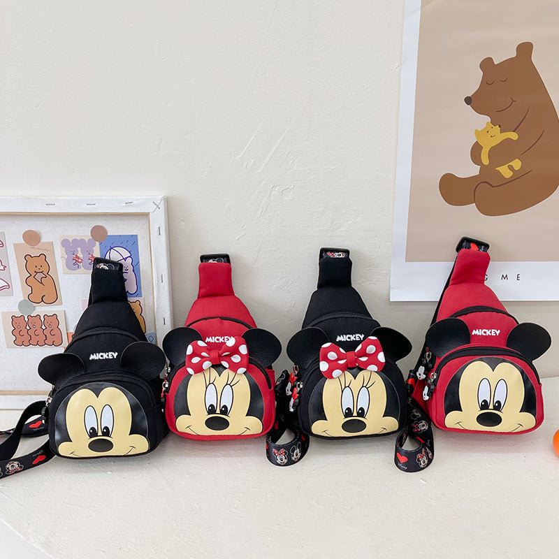 Children's Stylish Live Broadcast Mickey Ni Children's Waist Packs