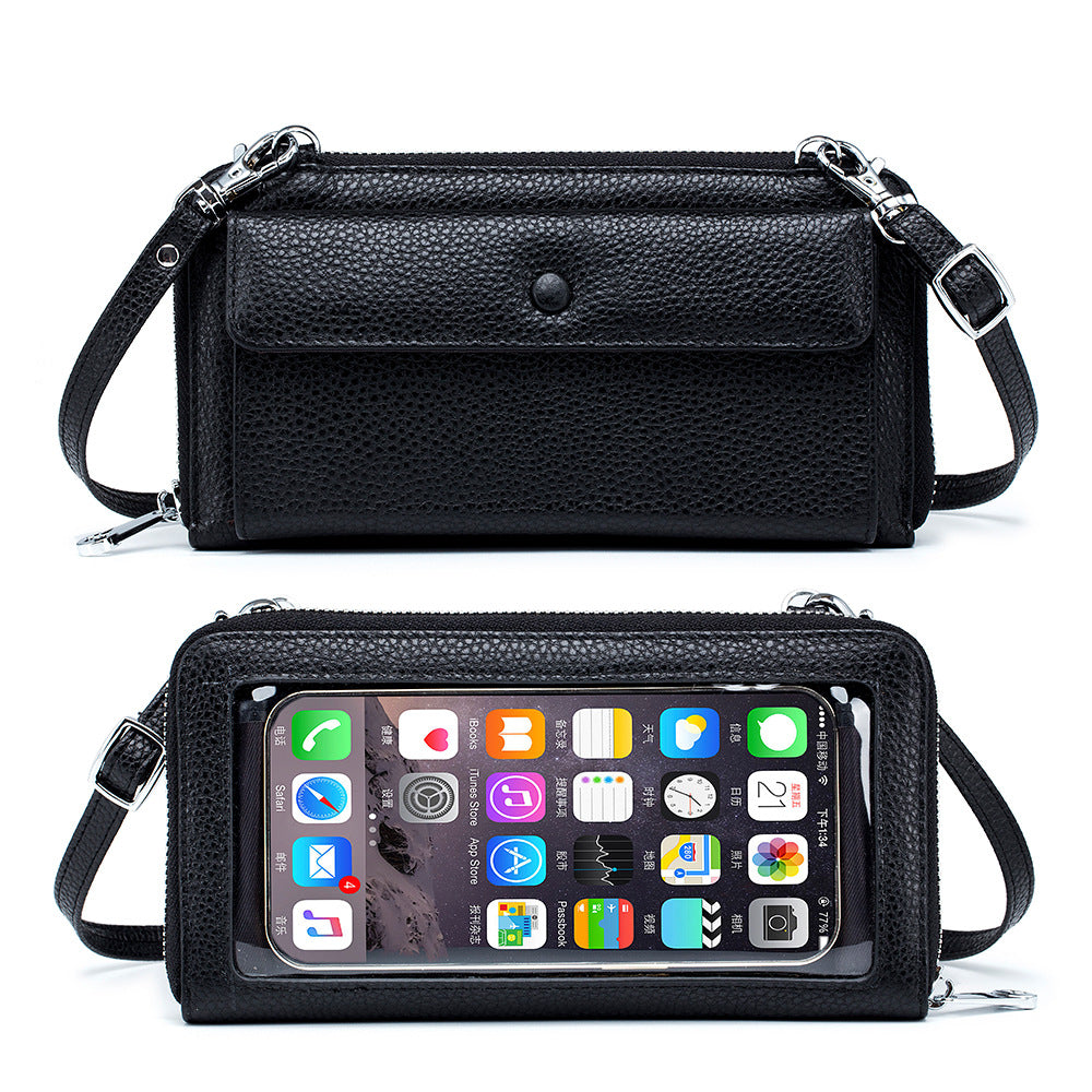 Women's Touch Screen Transparent Mobile Mini Bags